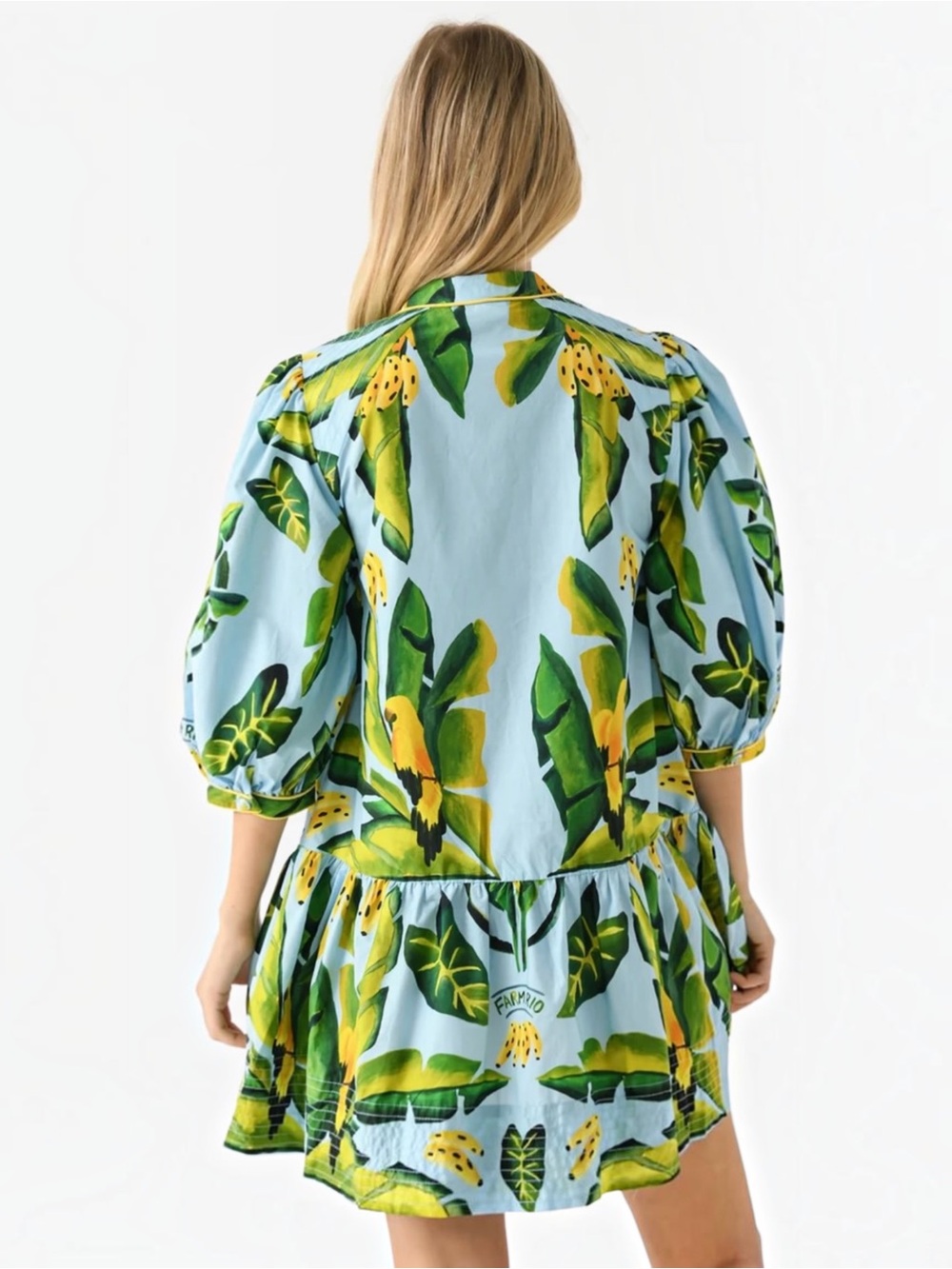 NWT FARM Rio Summer Foliage Dress Size M - Picture 6 of 14